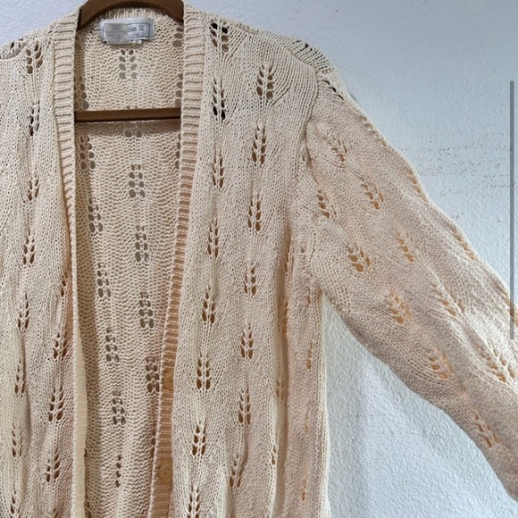 La Chine 2 by Galinda Wang knitting button up cardigan size:M - Picture 4 of 12